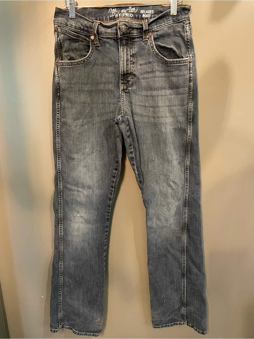 Wrangler retro relaxed boot mens jeans size 29x34